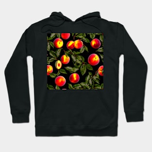 peach pattern Hoodie